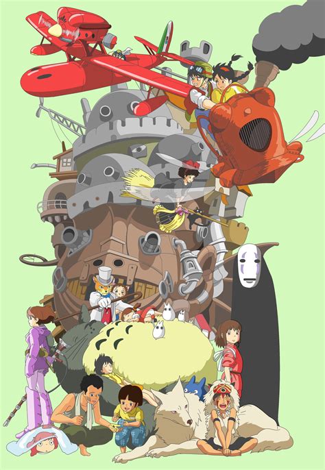 4K, Studio Ghibli, anime Phone HD Wallpaper