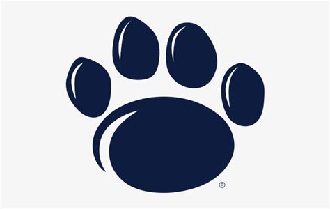 Blue Penn State Paw - Penn State Logo Paw PNG Image | Transparent PNG ...