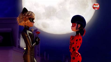 Ladybug Kissing Cat Noir On The Lips