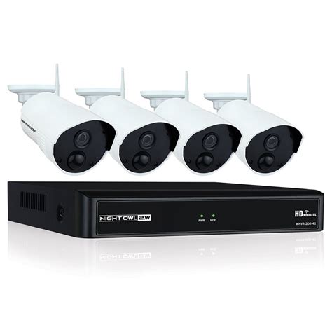 Night Owl 4 Channel 1080p Wireless Smart Security Hub with 4 x 1080p ...