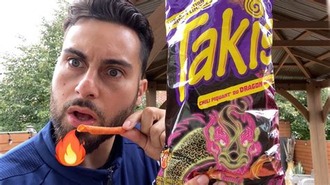 NEW DRAGON SWEET CHILI TAKIS SPICY CHALLENGE HOT TASTE TEST REVIEW 🐉 🌶 - YouTube