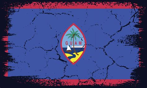 Flat Design Grunge Guam Flag Background 30521937 Vector Art at Vecteezy