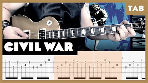 Guns N’ Roses - Civil War - Guitar Tab | Lesson | Cover | Tutorial Chords - Chordify