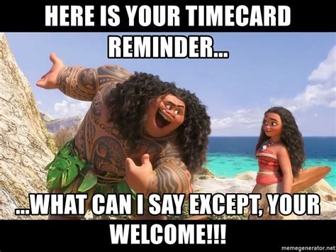 Timecard Memes