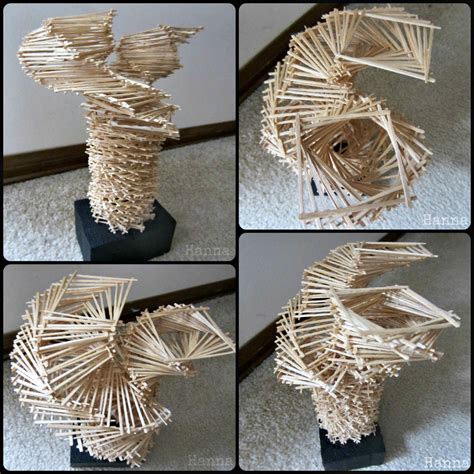 Toothpick Sculpture by ADHD-art on DeviantArt