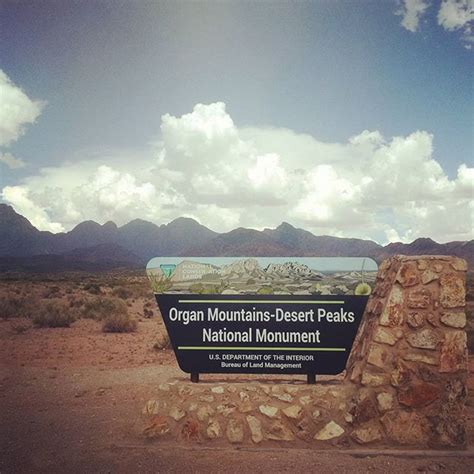 The new Organ Mountains-Desert Peaks National Monument, created by act ...