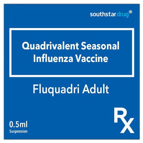 Buy Rx: Fluquadri Adult 0.5ml Suspension Online | Southstar Drug