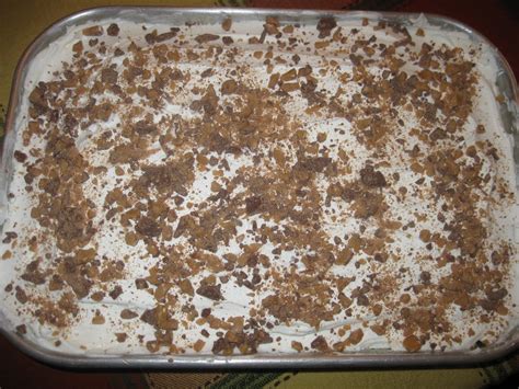 Nana's Recipe Box: Heath Bar Cake