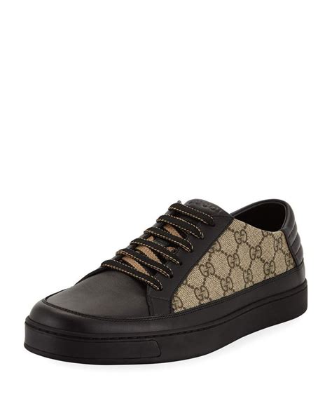 Gucci Men's Common GG Supreme Low-Top Sneakers | Sneakers men fashion, Gucci men, Sneakers