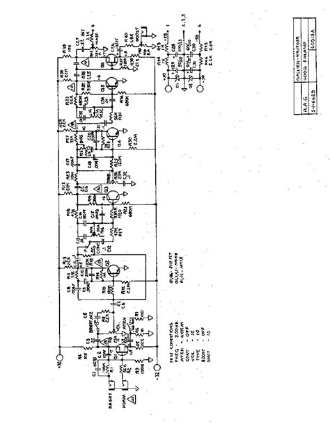 GALLIEN KRUEGER 400B PREAMP 60019A SCHEMATICS Service Manual download ...