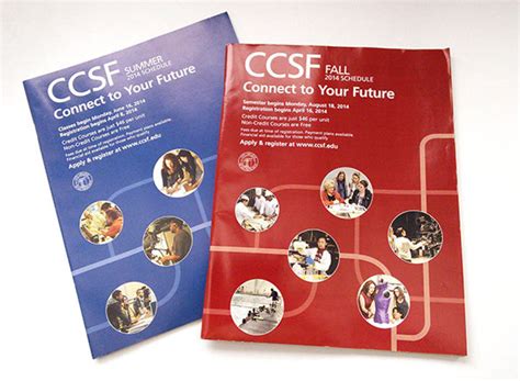 CCSF Schedule Catalog | My Design Portfolio