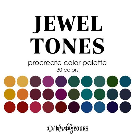 Jewel Tones Color Scheme – Warehouse of Ideas