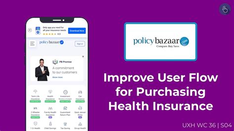 UXH WC36 | Policybazaar Health Insurance | UX | Design | PM - YouTube