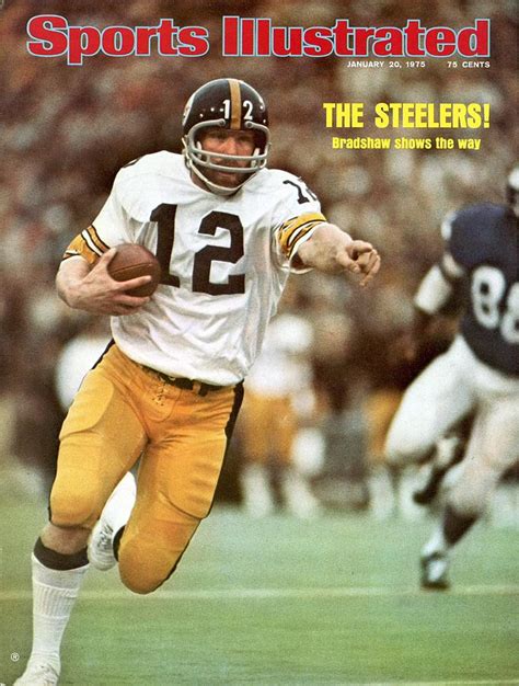 Pittsburgh Steelers Qb Terry Bradshaw, Super Bowl Ix Sports Illustrated ...