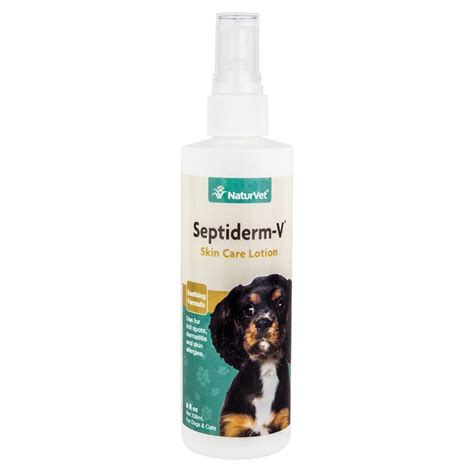 NaturVet Green Tree Septiderm-V Skin Care Lotion for Dogs & Cats – Pet ...