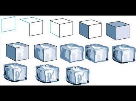 How To Draw An Ice Cube Easy Simple Step By Step Drawing Tutorial | Ice cube drawing, Ice ...