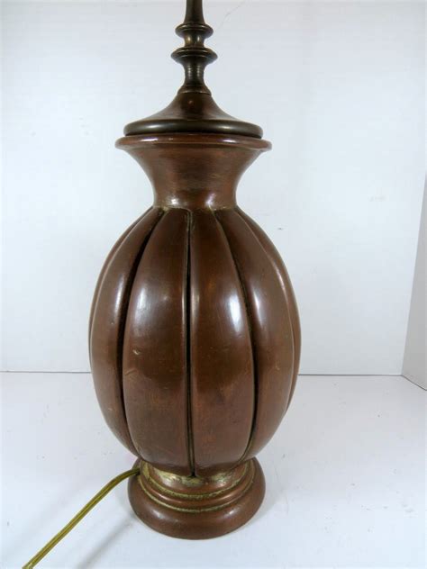 Antique Vintage Solid Copper Lamp Arts & Craft Western Mission ...