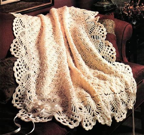 8 Beautiful Heirloom Crochet Baby Blankets for a Baptism or Christening