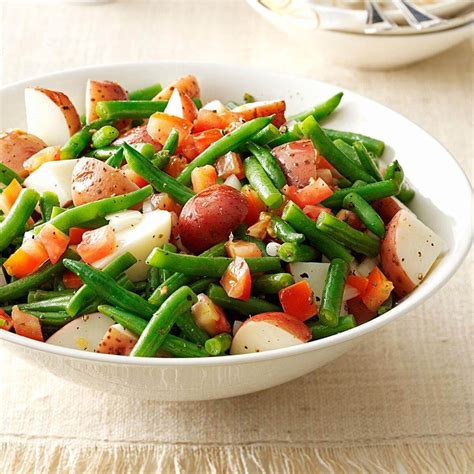 Warm Green Bean & Potato Salad Recipe | Taste of Home