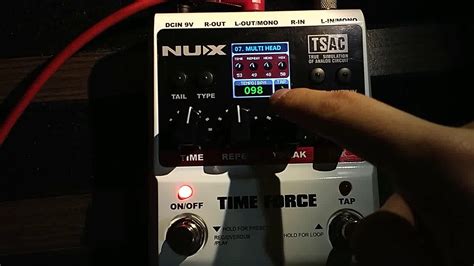 Time Force Nux (Pedal delay) - Review - YouTube