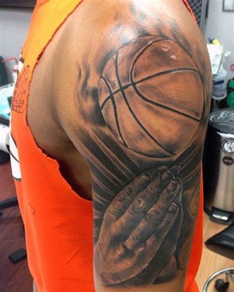 Top 33 Basketball Tattoo Ideas [2021 Inspiration Guide] | Basketball ...