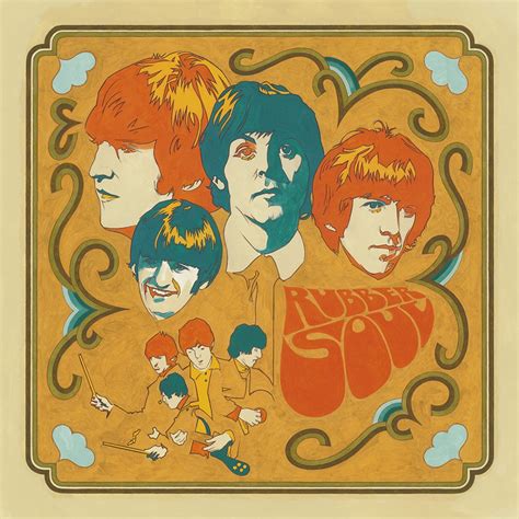 Beatles Rubber Soul Album Cover