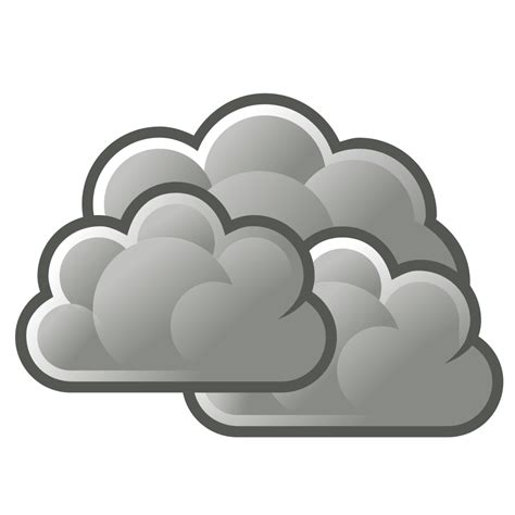 Cloudy Weather Symbol - ClipArt Best