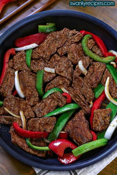 Pepper Steak Stir Fry | Swanky Recipes