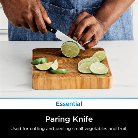 Ninja Foodi Essential 3-Piece Chef, Utility, And Paring Knife Set ...