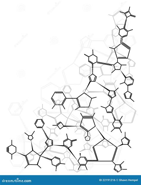 Chemical Formula Background Stock Illustration - Illustration of black ...