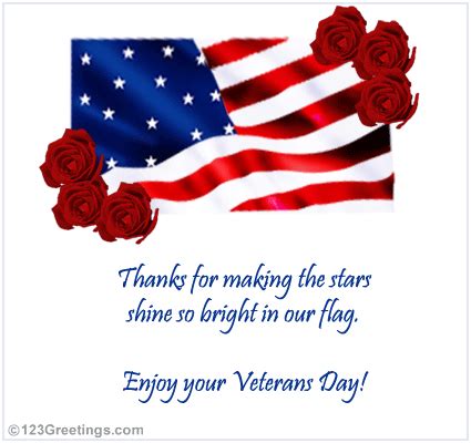 Veterans Day Thank You Cards