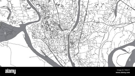 Urban Vector City Map Of Chittagong, Bangladesh Stock, 43% OFF
