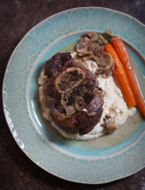 E.A.T.: Braised Beef Shanks Over a Cauliflower Purée