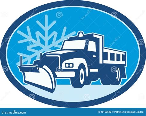 Snow Plow Truck Line And Solid Icon, Winter Season Concept, Snow ...