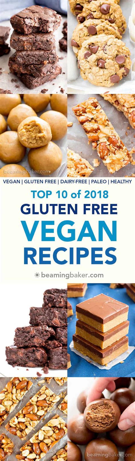 Top 10 Vegan Gluten Free Recipes of 2018 - Beaming Baker