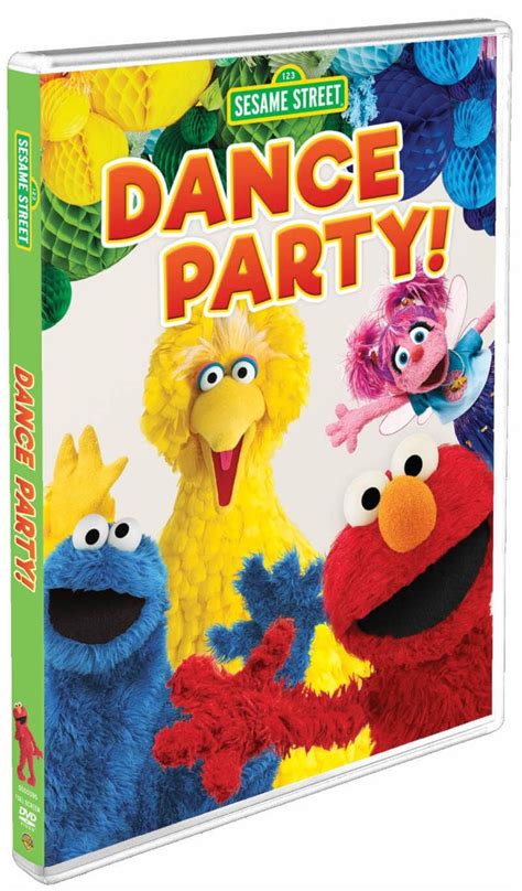 Sesame Street Dance Party DVD | Dance party, Sesame street, Kids dance