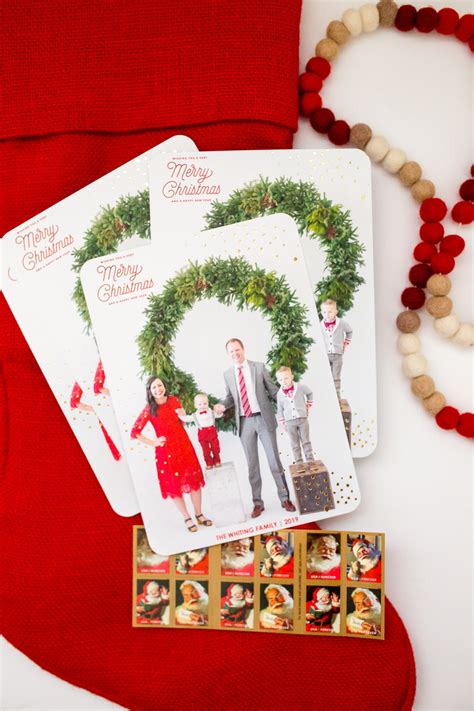 Customized Christmas Cards: The Easiest Custom Holiday Cards! - Friday We're in Love