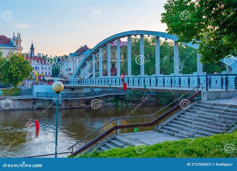 Tartu, Estonia, June 27, 2022: View of Vabadussild Bridge in Tar ...