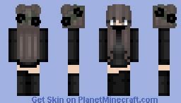 All black Minecraft Skin