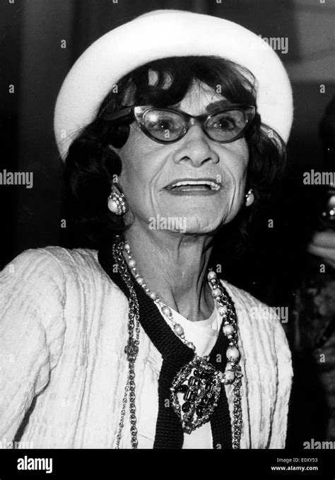 Fashion icon and designer Coco Chanel Stock Photo - Alamy