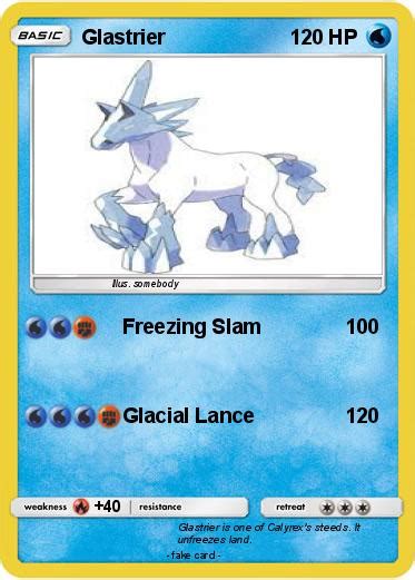 Pokémon Glastrier 1 1 - Freezing Slam - My Pokemon Card