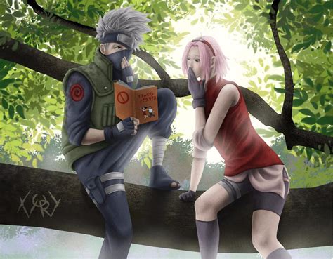 Kakashi and Sakura (KakaSaku) - Naruto Shippuuden by IraIVORY on DeviantArt