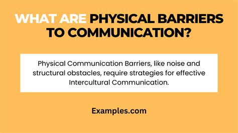 Physical Barriers to Communication - 19+ Examples, How to Overcome