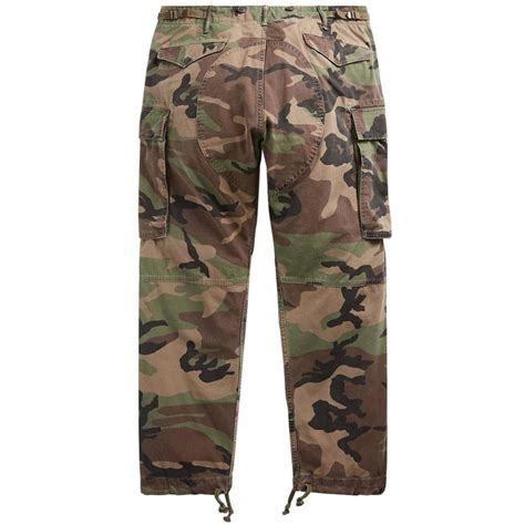 RRL Camo Ripstop Cargo Pant - Woodland Camo | Garmentory