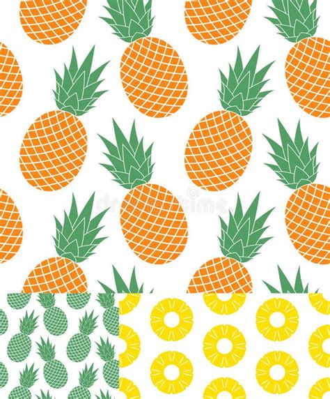 Pineapple Pattern: Vector Illustration