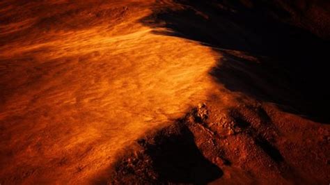 Fictional Mars Soil Aerial View Martian Stock Footage Video (100% Royalty-free) 1076561255 ...