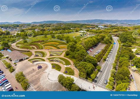 Aerial View of Beautiful Ornamental Flower Garden Stock Image - Image of park, flowerbed: 160479733