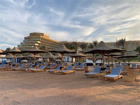 Private beachside area - Hilton Hurghada Plaza - Couple of Journeys