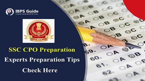 SSC CPO Preparation 2020 | Check SSC CPO Exam Preparation Tips