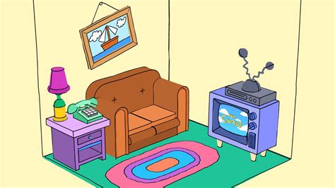 Simpsons Living Room 🏘️ 📺 - 3D model by ssummerr [fa7d391] - Sketchfab